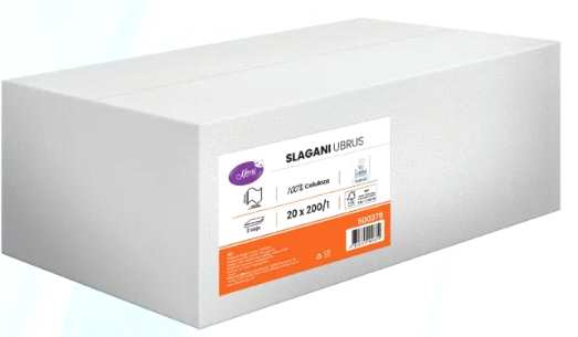 NeNi Falthandtuchpapier,2-lage, 21cmx24cm,20x200/1,V-Fal